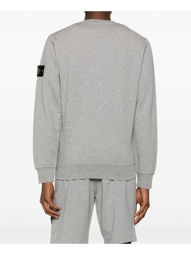 Wappen Patch Garment Dyed Sweatshirt Grey - STONE ISLAND - BALAAN 6