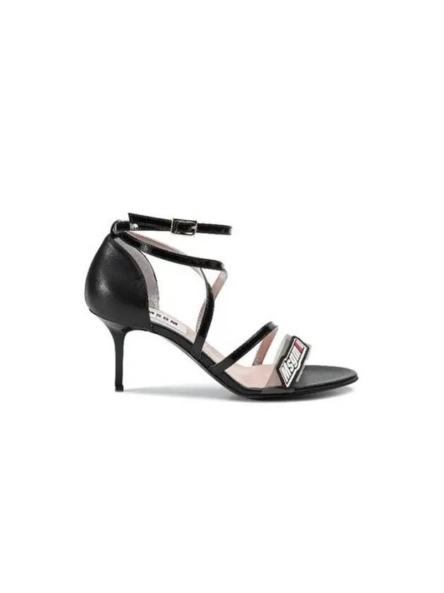 Women s Black Pink Strap Sandals Heels 2642mds3175 799 99 - MSGM - BALAAN 3