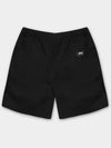 Men's Basic Stock Beach Shorts Black - STUSSY - BALAAN 4