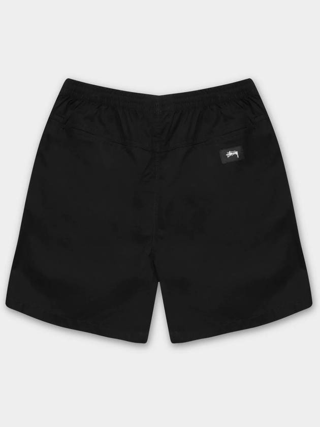 Men's Basic Stock Beach Shorts Black - STUSSY - BALAAN 4