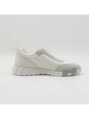 Bouncing Sneakers Mesh Suede Goatskin Blanc Blanc - HERMES - BALAAN 5