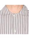 Poplin Striped Pajamas Short Sleeve Shirt SWE HS - TEKLA - BALAAN 10