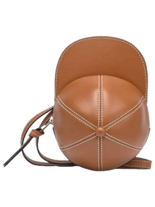 Medium Smooth Leather Cap Crossbody Brown Bag - JW ANDERSON - BALAAN 1