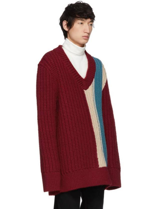 Calvin Klein by Calvin Klein 205W39NYC oversized chunky stripe sweater - RAF SIMONS - BALAAN 2