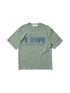 Regular Fit Big Logo T-Shirt Dusty Green - IL TEMPO SELECT SHOP - BALAAN 2