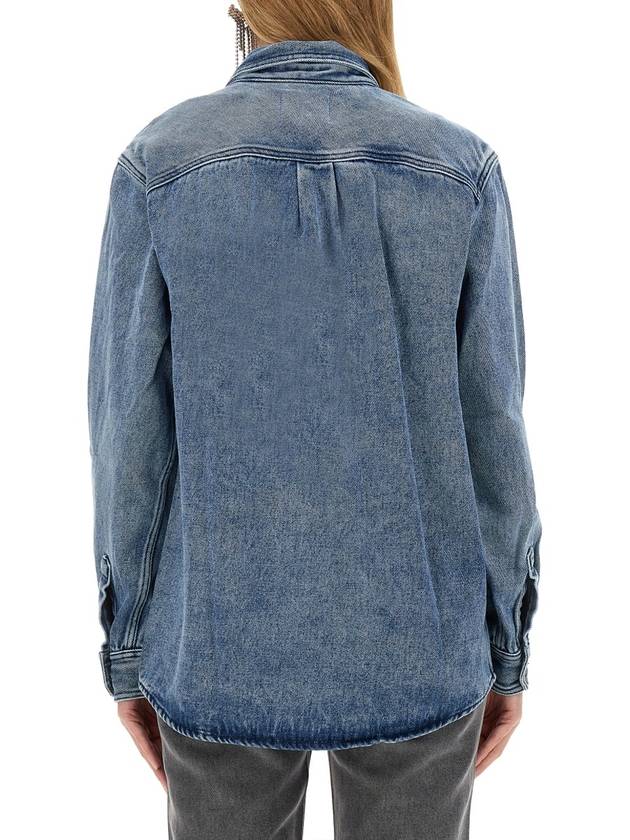 Shirt CH0129FAB1H07I30LU Blu - ISABEL MARANT - BALAAN 4