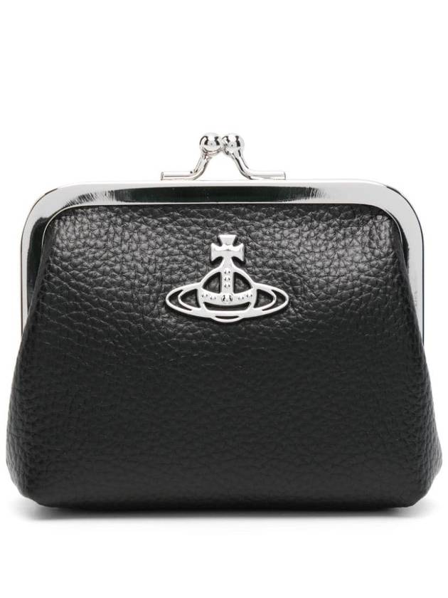 ORB Logo Coin Purse Black - VIVIENNE WESTWOOD - BALAAN 2