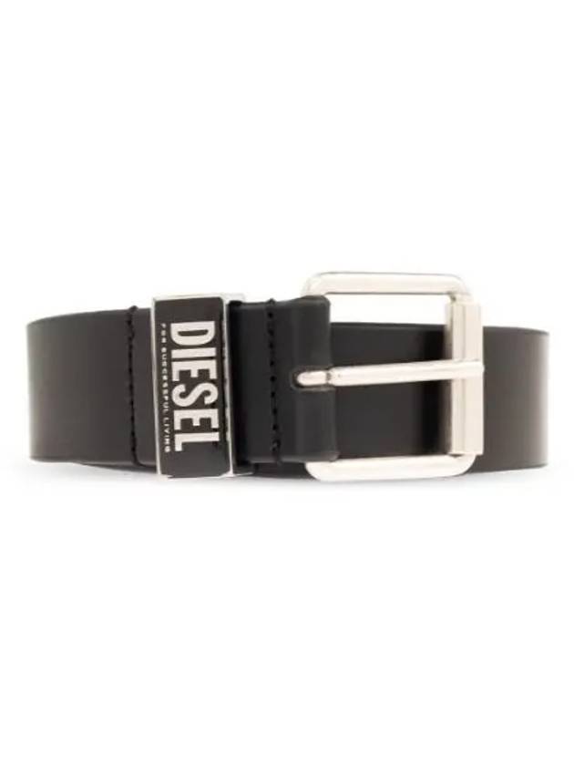 B Glossy Loop Belt Black - DIESEL - BALAAN 2