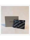 All Over Logo Card Wallet Black - BALENCIAGA - BALAAN 11