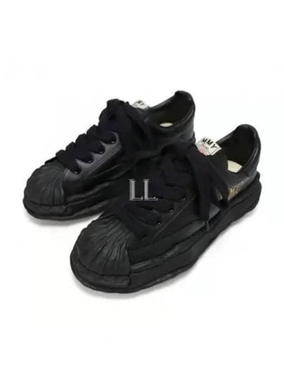 Blakey Logo OG Sole Low Top Sneakers Black - MIHARA YASUHIRO - BALAAN 2