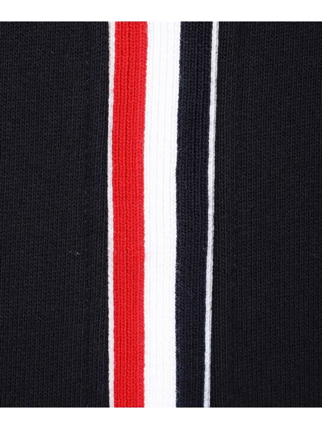 Men's Center Back Stripe Logo Patch Hoodie Navy - THOM BROWNE - BALAAN 4