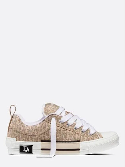 B23 Skater Oblique Jacquard Low Top Sneakers Beige - DIOR - BALAAN 2