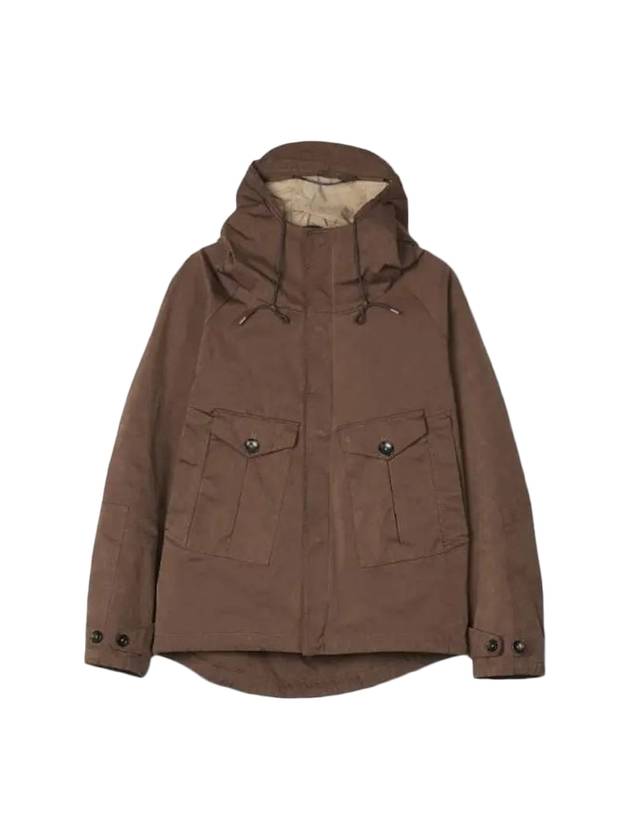 Tempest Hooded Anorak Brown - TEN C - BALAAN 1