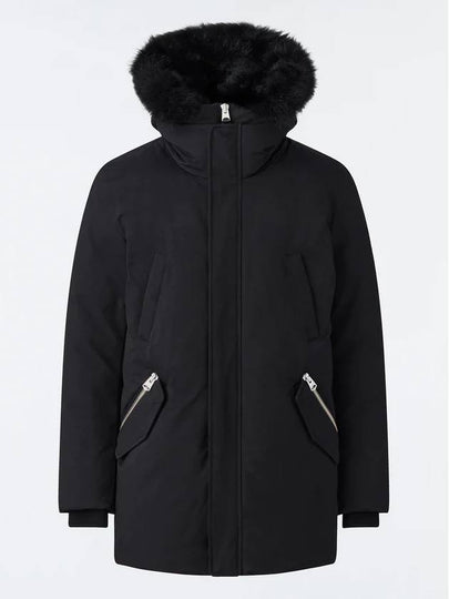 Edwardian Fur Hooded Down Parka Black - MACKAGE - BALAAN 2