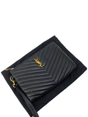 Monogram Matelasse Small Clutch 379039 - SAINT LAURENT - BALAAN 1