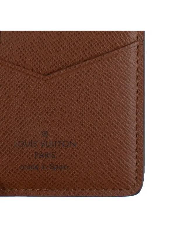 Pocket Organizer Monogram Card Wallet Brown - LOUIS VUITTON - BALAAN 4