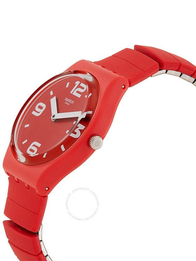 Swatch Pepeblu Quartz Red Dial Ladies Watch GR173A - SWATCH - BALAAN 2