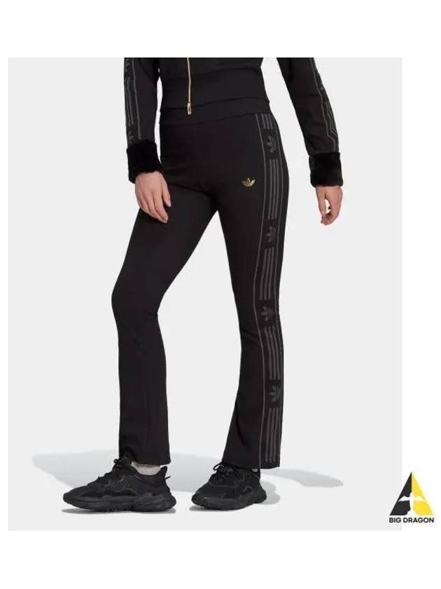 adidas Ski Chic Flared Leggings Black IA3911 - ADIDAS - BALAAN 1