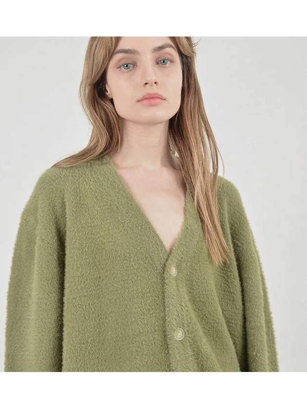 Boocle Angora Cardigan Olive - CHANCE'S NOI - BALAAN 7