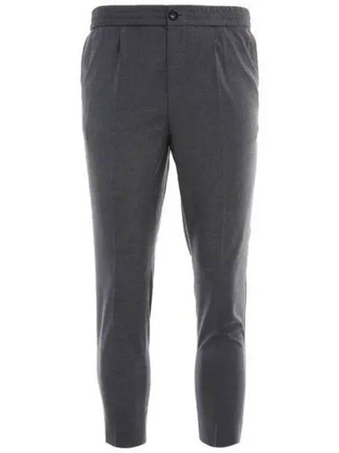 Straight slacks heather gray pants 270876 - AMI - BALAAN 1