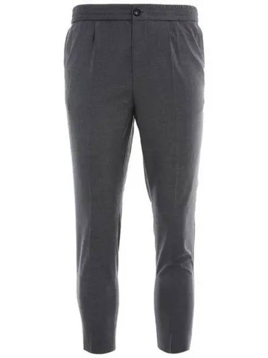 Straight slacks heather gray pants 270876 - AMI - BALAAN 1