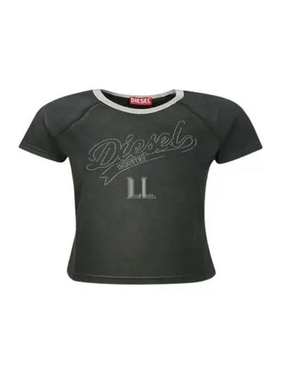 T-Vincie Crystal Short Sleeve T-Shirt Dark Grey - DIESEL - BALAAN 2