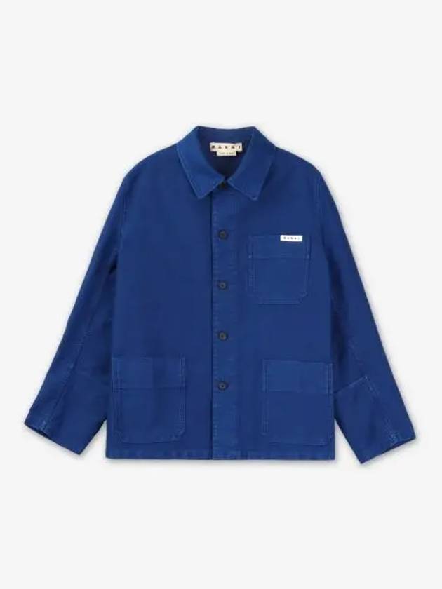 Overdyed Work Jacket Royal Blue - MARNI - BALAAN 2