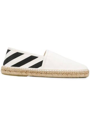 Men's Canvas Espadrilles White - OFF WHITE - BALAAN 1