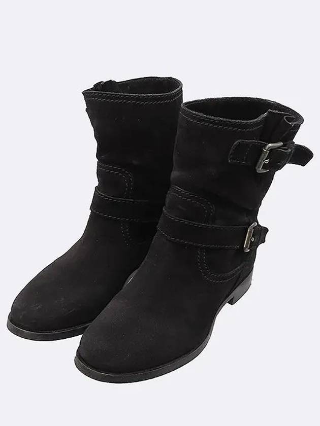 1U292E Black Half Ankle Boots 36Size - PRADA - BALAAN 6