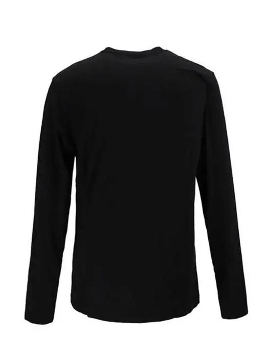 DO IT BETTER Round neck long sleeve men's tshirt black 220617 007 - HYDROGEN - BALAAN 2