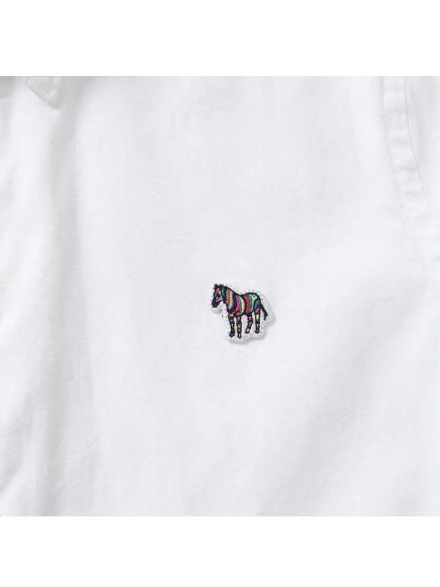 PS by Organic Cotton Short Sleeve Shirt White - PAUL SMITH - BALAAN 4