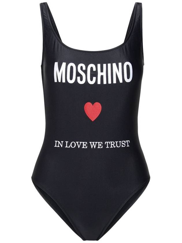 Bikini Swimsuit A420205772555 Black - MOSCHINO - BALAAN 2