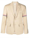 Armband Unconstructed Classic Jacket Navy Beige - THOM BROWNE - BALAAN 2