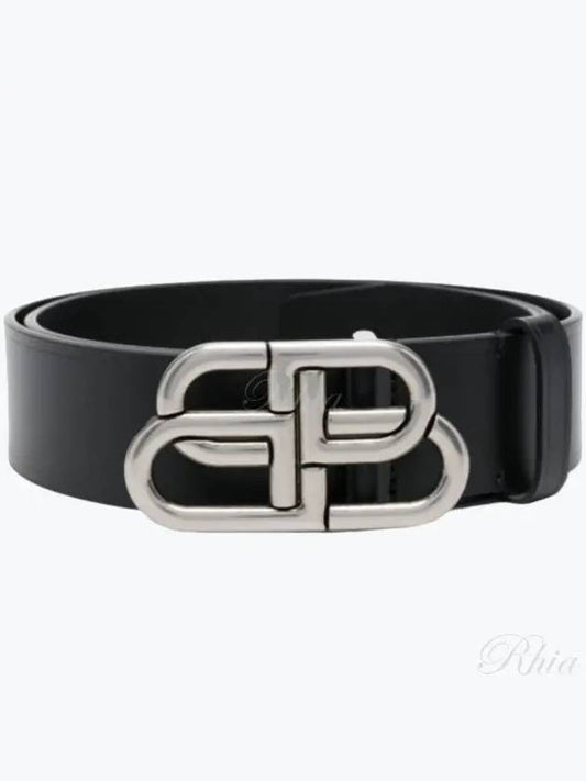 Balenciaga Bb Extra 40 Leather Belt Black - BALENCIAGA - BALAAN 2