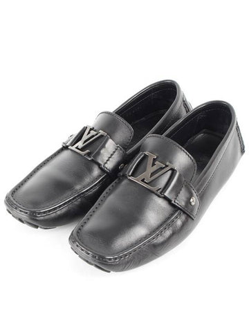 LV logo leather loafers 8 5 275 - LOUIS VUITTON - BALAAN 1