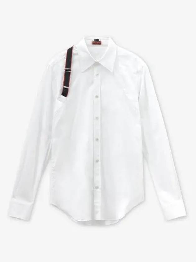 Strap Harness Shirt White 6152719000 - ALEXANDER MCQUEEN - BALAAN 1