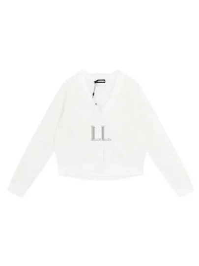 Women's Hanna Knit Cardigan White - J.LINDEBERG - BALAAN 2