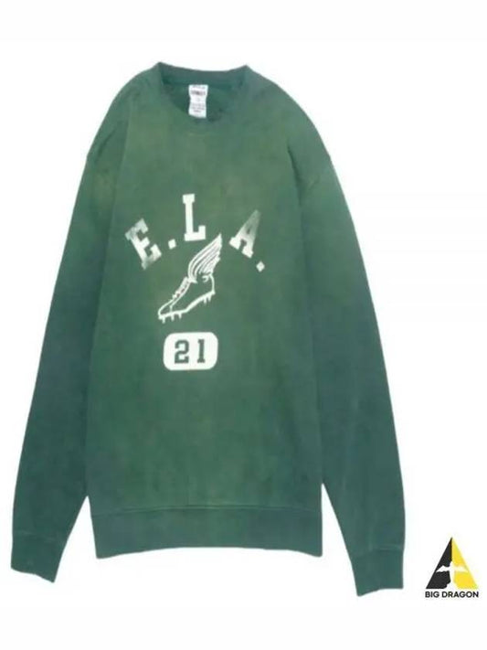 FG ELA FADED FOREST GREEN logo printing sweatshirt - WILD DONKEY - BALAAN 1