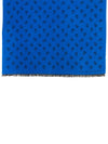 Skull Print Wool Silk Muffler Blue - ALEXANDER MCQUEEN - BALAAN 8