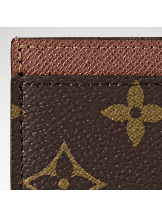 Monogram Card Wallet Brown - LOUIS VUITTON - BALAAN 3