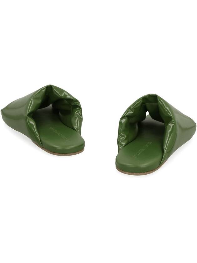 Cushion Slide Slippers Green - BOTTEGA VENETA - BALAAN 5