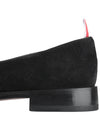 Men's Varsity Suede Loafers Black - THOM BROWNE - BALAAN 7