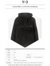 Sign Logo Crew Neck Cotton Hoodie Black - Y-3 - BALAAN 3