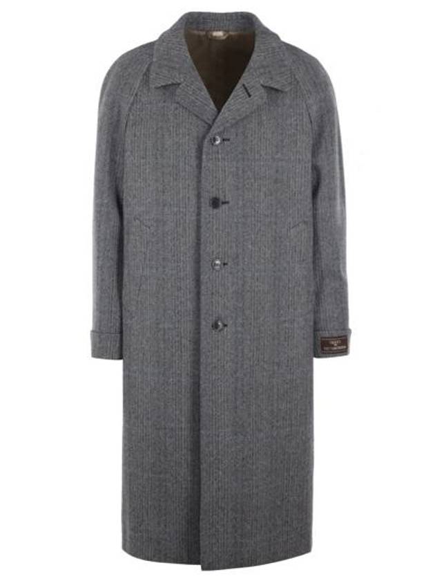 Houndstooth Check Single Coat Grey - GUCCI - BALAAN 2