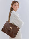 ANC FLAP BIG SHOULDER BAG_BROWN - ANOETIC - BALAAN 1