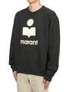 Mikoy Logo Print Sweatshirt Black - ISABEL MARANT - BALAAN 3