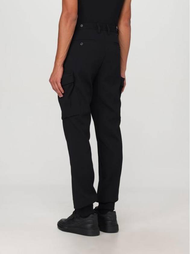 P Drake Tapered Leg Cargo Straight Pants Black - DIESEL - BALAAN 4