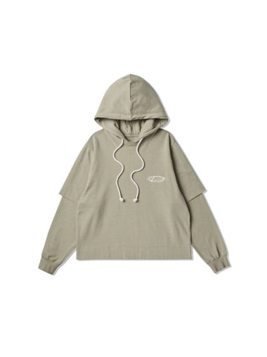 VA Layered Hoodie Beige - VAEKCIE - BALAAN 1