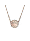 Ex Libris Pendant Necklace Rose Gold - HERMES - BALAAN 1