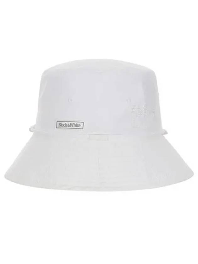 Logo Punching Bucket Hat 8624GZSPWHITE - BLACK&WHITE - BALAAN 2